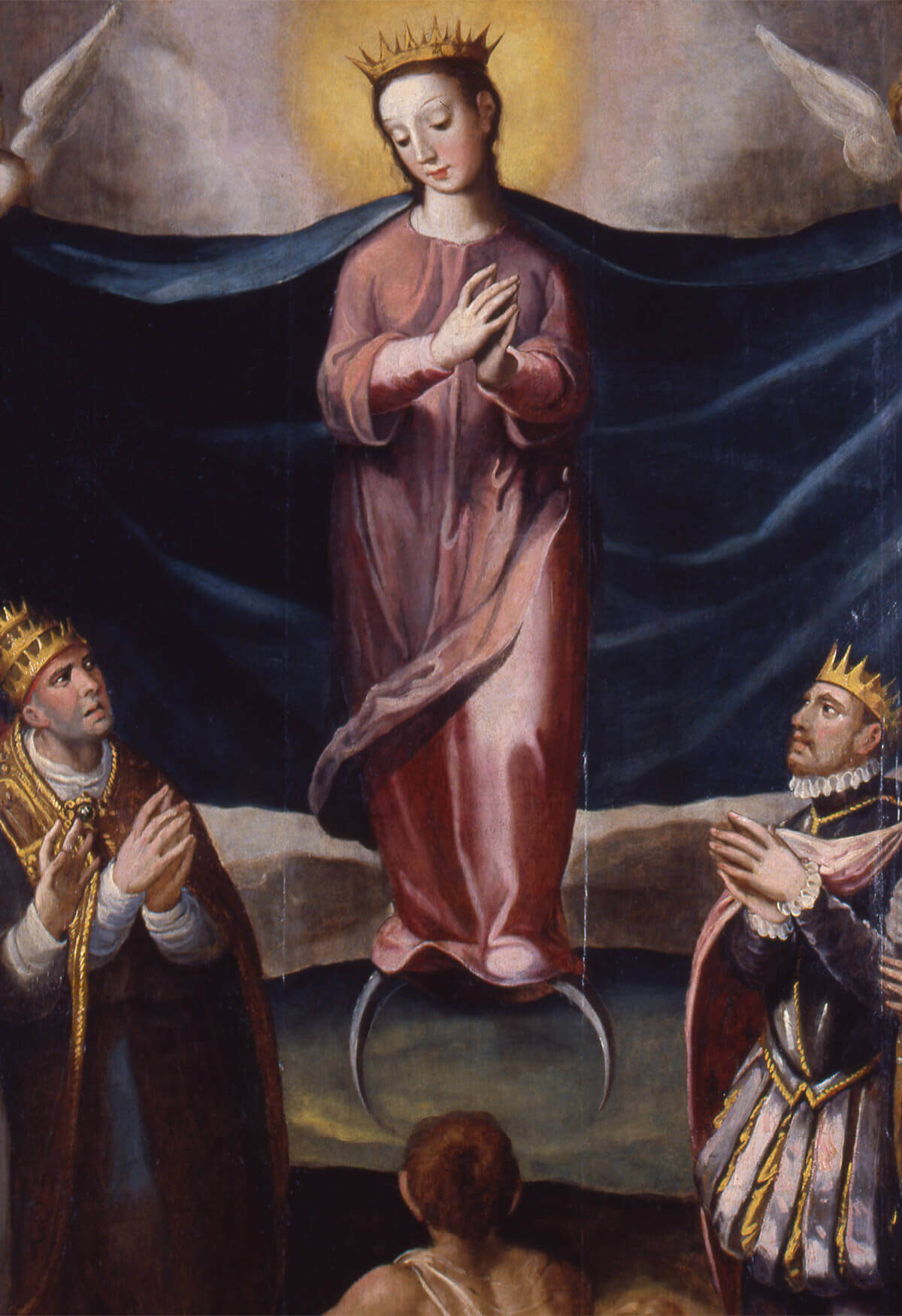 Pintura Nossa Senhora da Misericórdia (pormenor)
