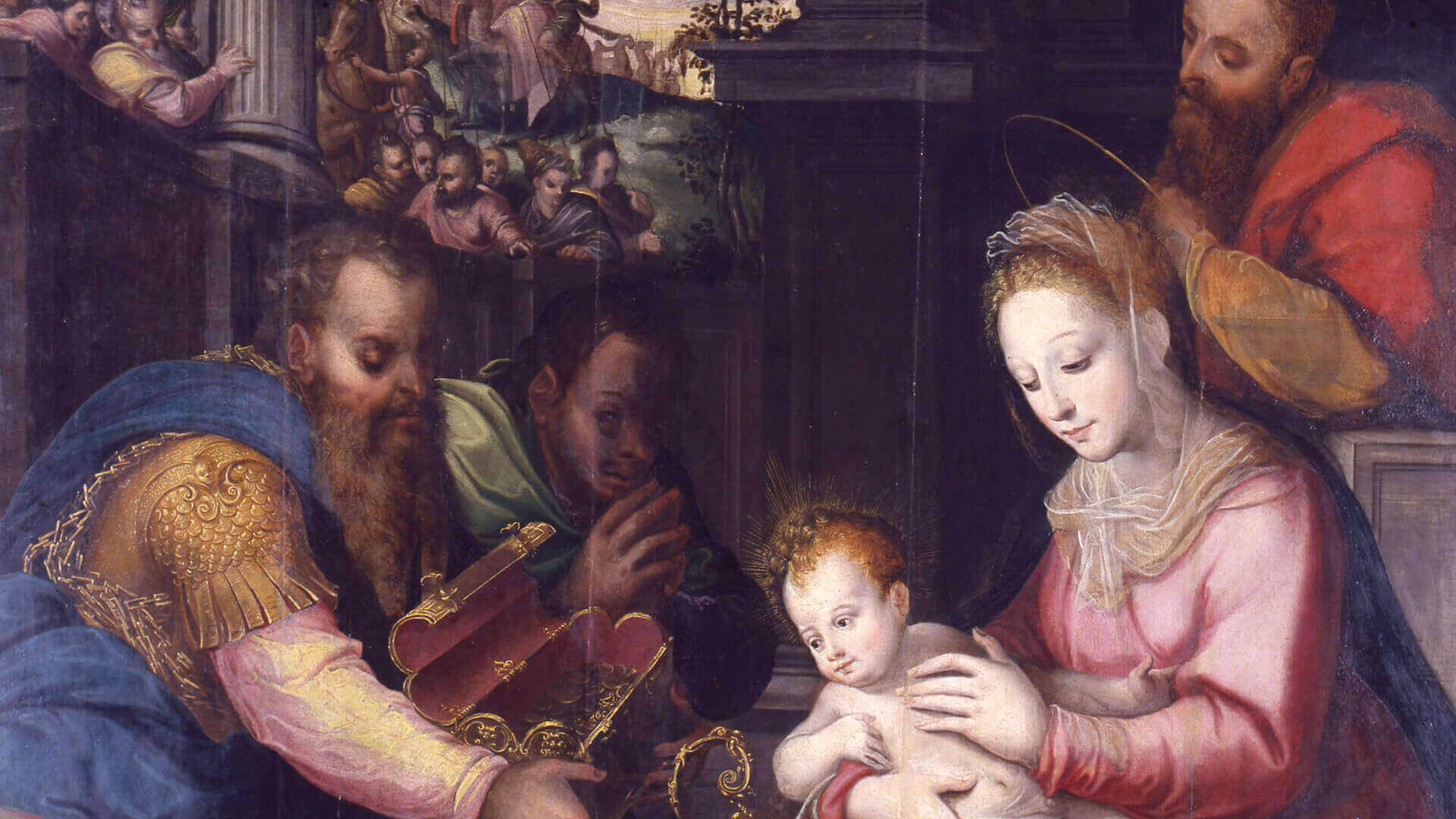 painting adoração dos reis magos